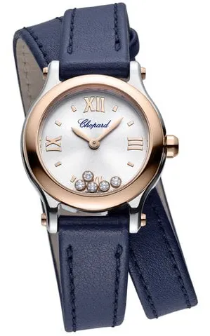 Chopard Happy Sport 278620-6001 25mm Yellow gold and Stainless steel Silver