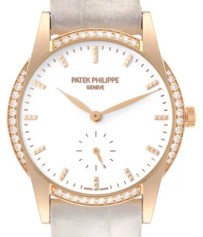 Patek Philippe Calatrava 7122/200R 33mm Rose gold White