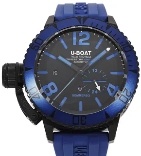 U-Boat Sommerso Blue IPB Ltd. 50 9669 Edelstahl Schwarz