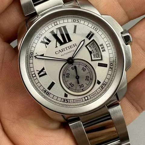 Cartier Calibre de Cartier W7100015 42mm Stainless steel Silver