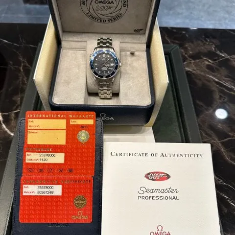 Omega Seamaster Diver 300M 25378000 41mm Steel Blue