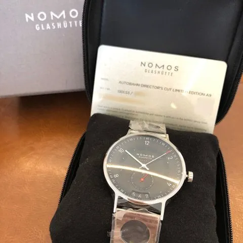 NOMOS Autobahn 1301.S3 41mm Stainless steel Black