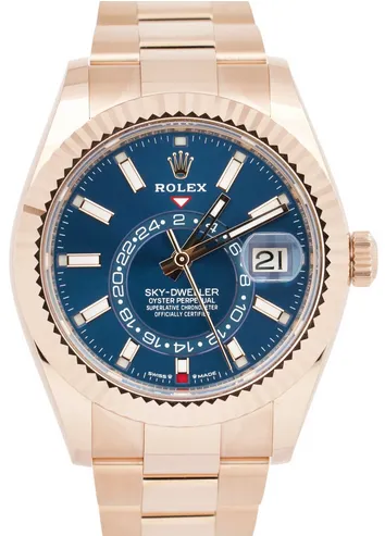 Rolex Sky-Dweller 336935 42mm Rose gold Blue