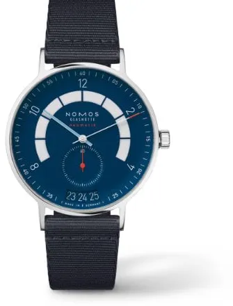 NOMOS Autobahn 1302 41mm Stainless steel Blue