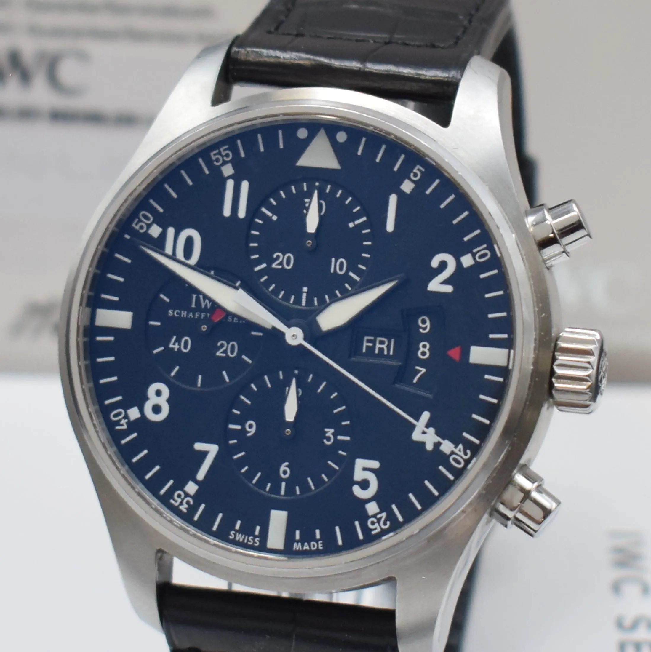 IWC Pilot IW377701 42mm Stainless steel Black 1