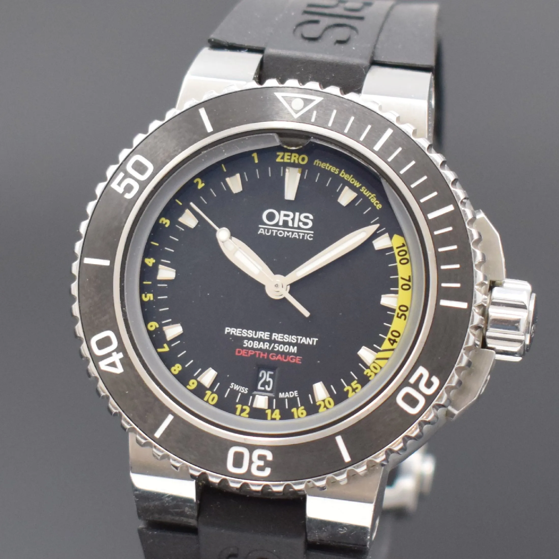 Oris Aquis 7675 46mm Stainless steel Black 1