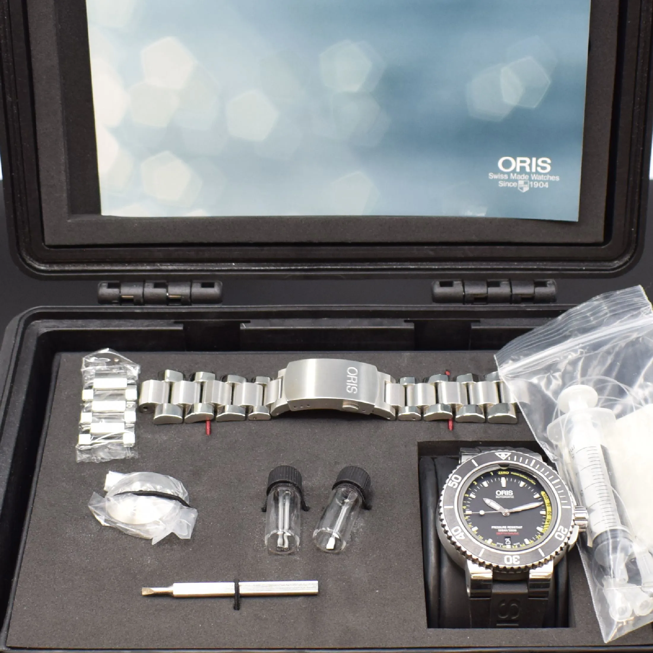 Oris Aquis 7675 46mm Stainless steel Black 5