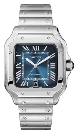 Cartier Santos WSSA0030 40mm Stainless steel Blue