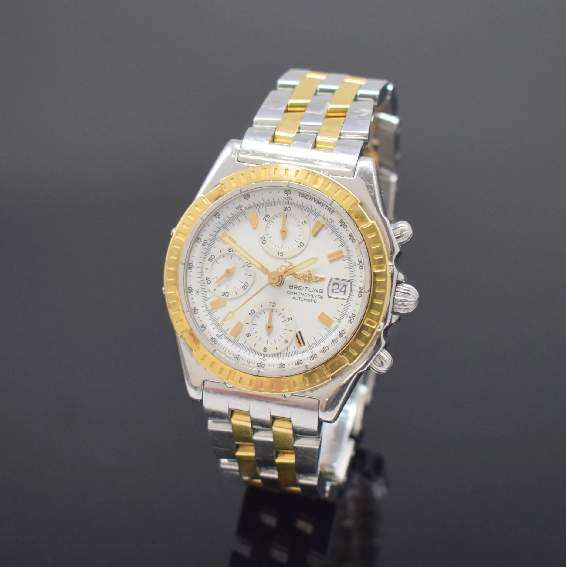 Breitling Chronomat D13352 39.5mm Stainless steel and Yellow gold Cream