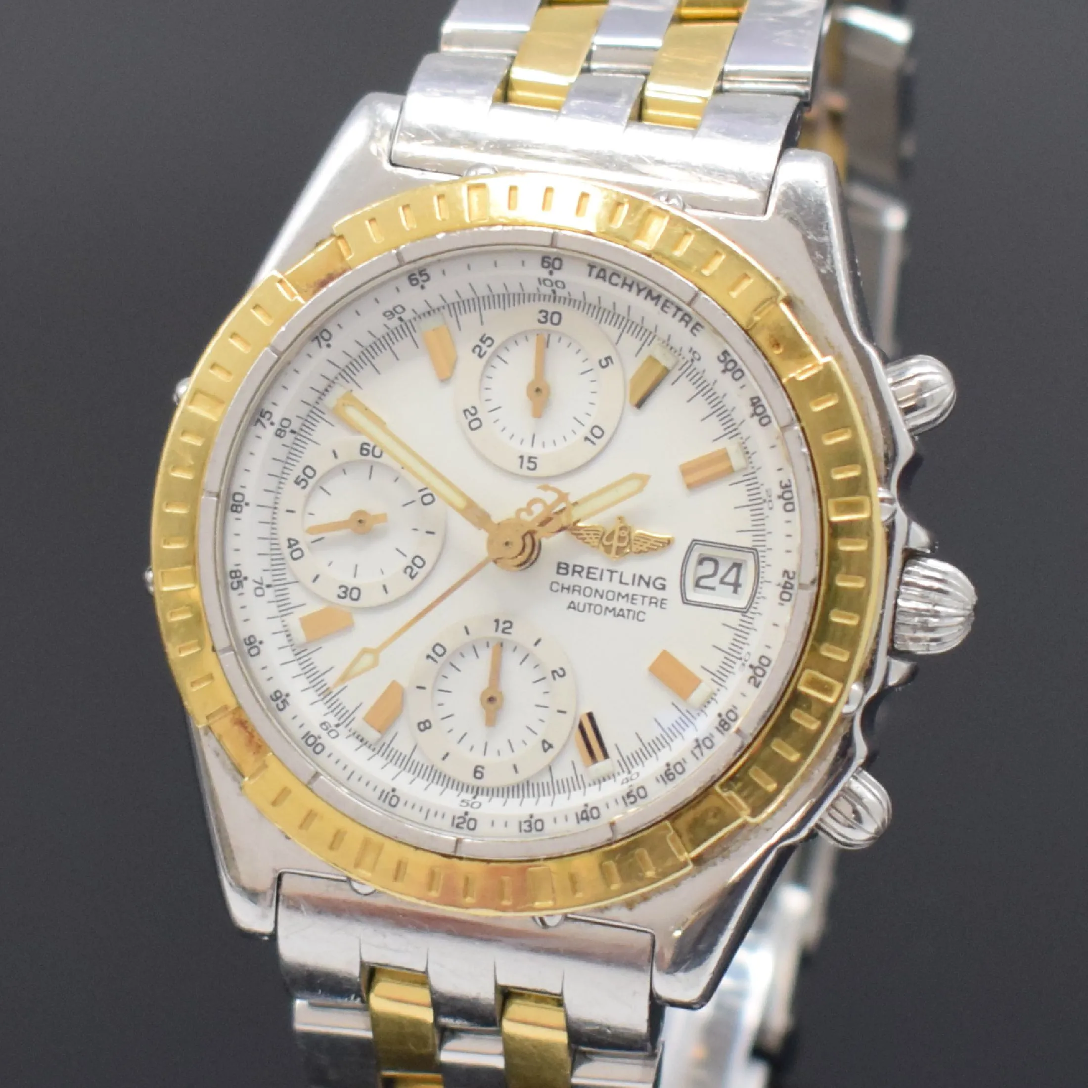 Breitling Chronomat D13352 39.5mm Stainless steel and Yellow gold Cream 1