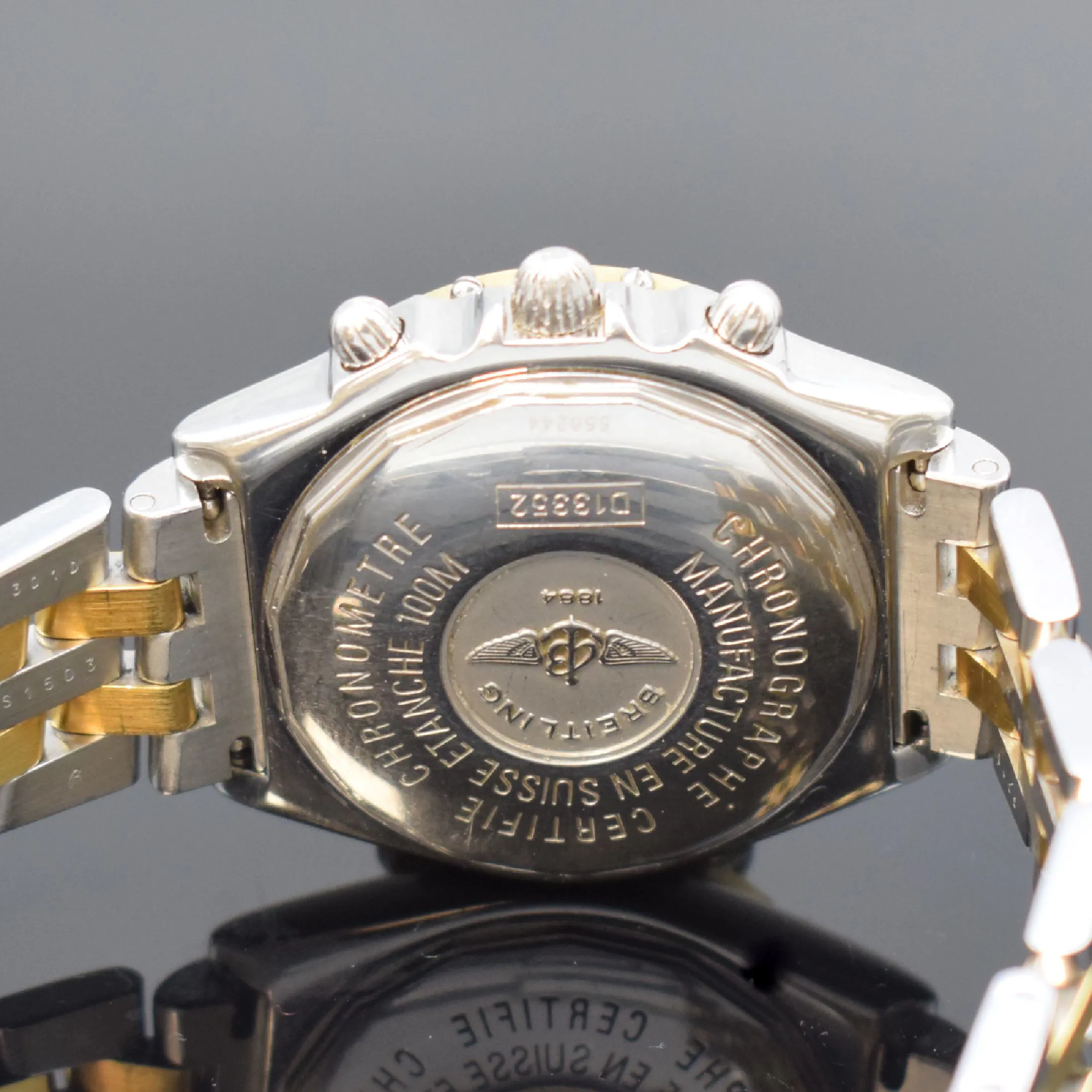 Breitling Chronomat D13352 39.5mm Stainless steel and Yellow gold Cream 3
