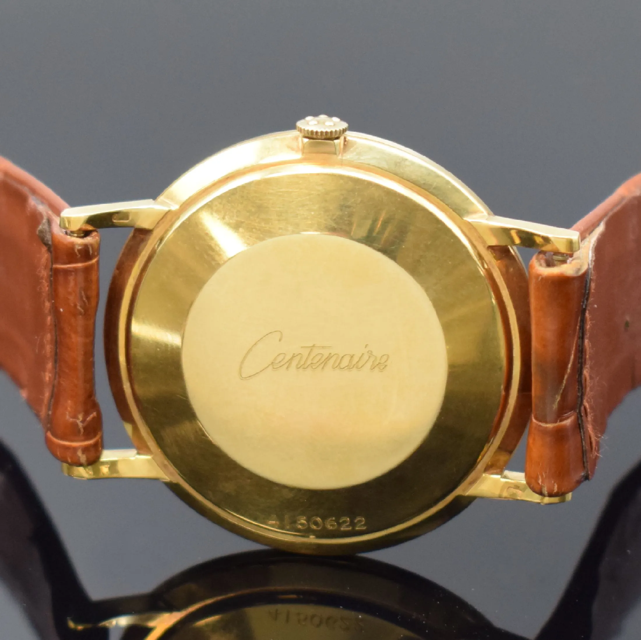 Eterna Centenaire 33mm Yellow gold Silver 4