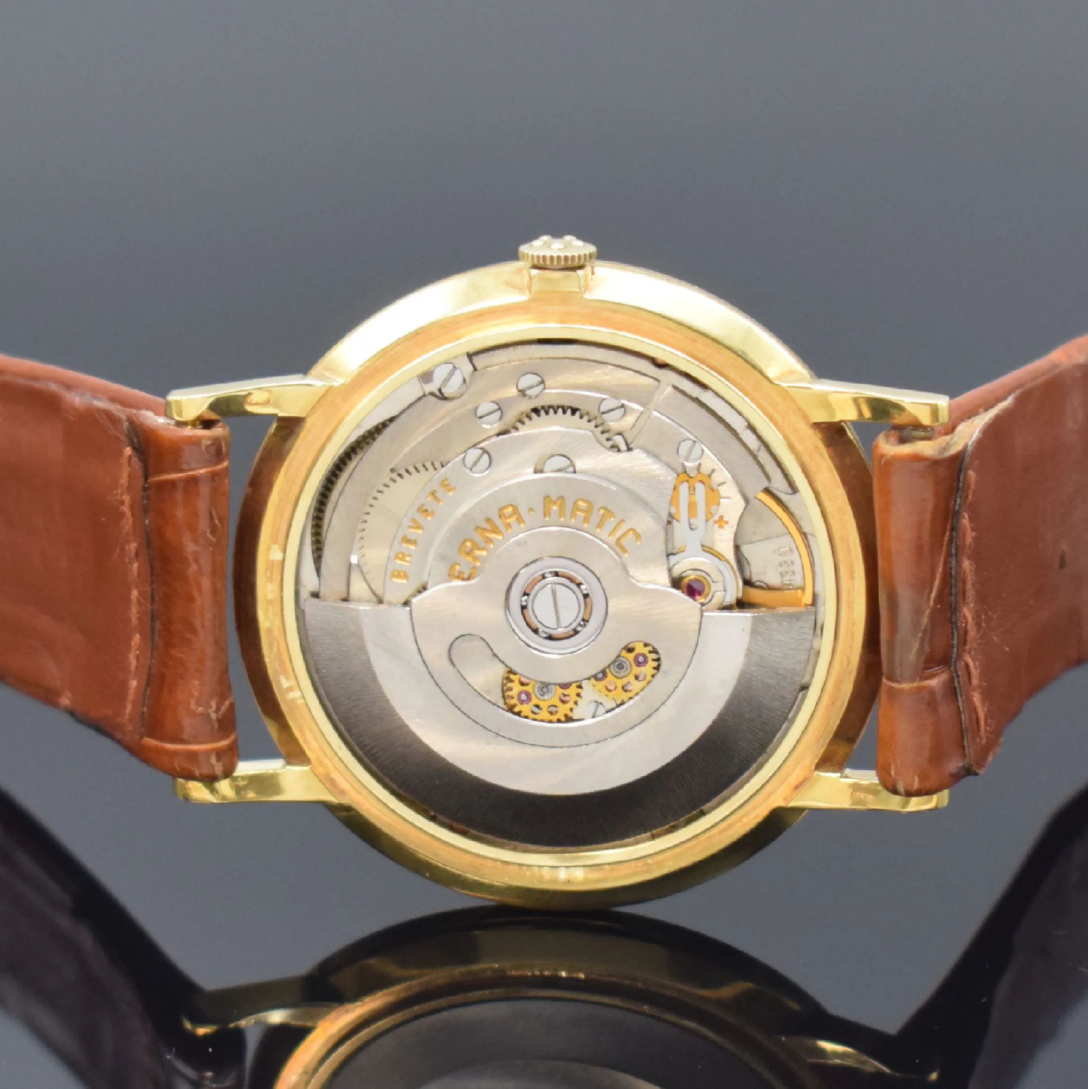 Eterna Centenaire 33mm Yellow gold Silver 5