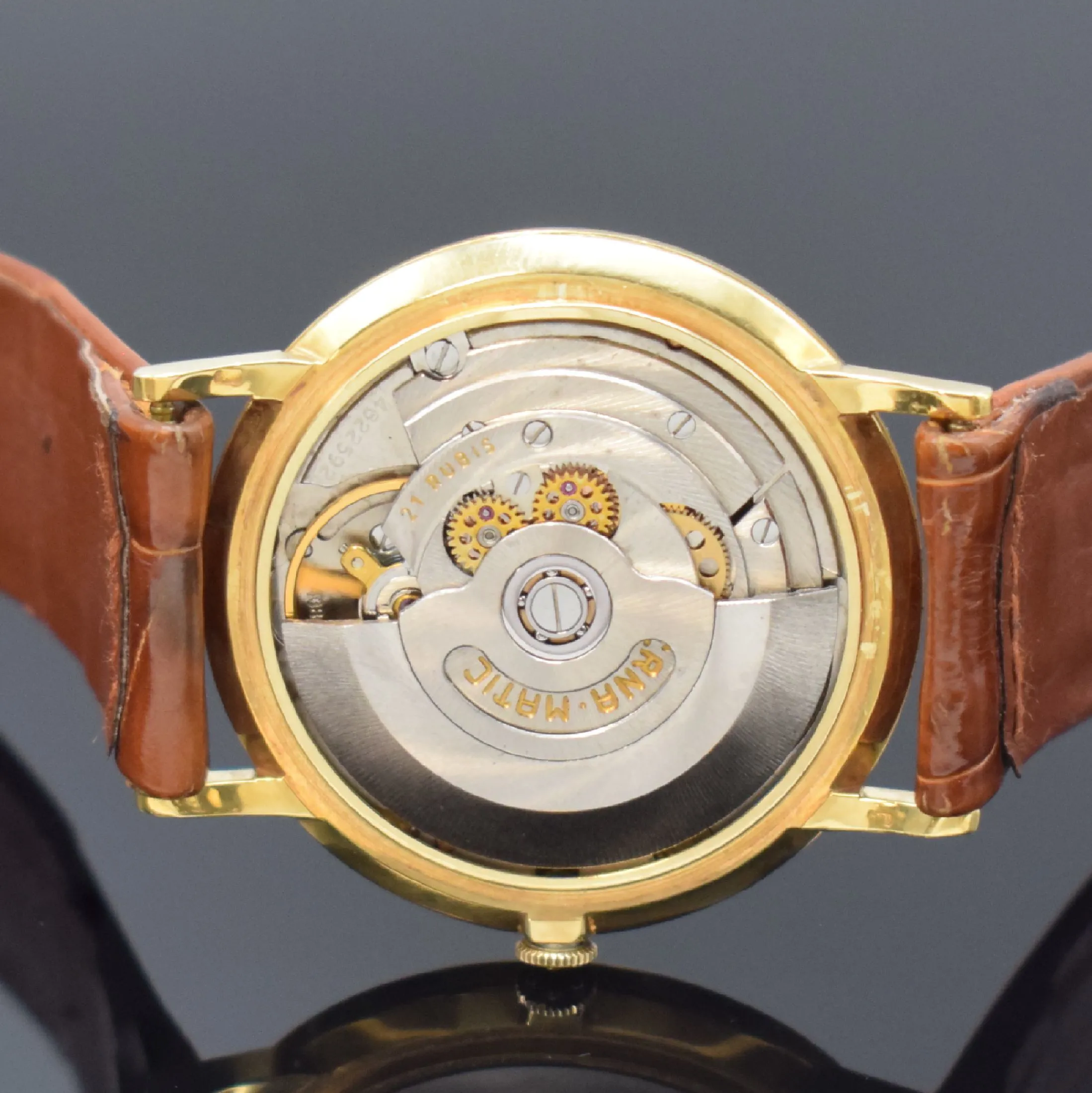 Eterna Centenaire 33mm Yellow gold Silver 6