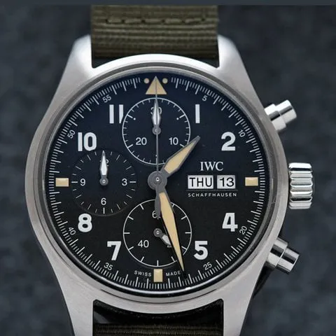 IWC Pilot IW387901 41mm Stainless steel Black