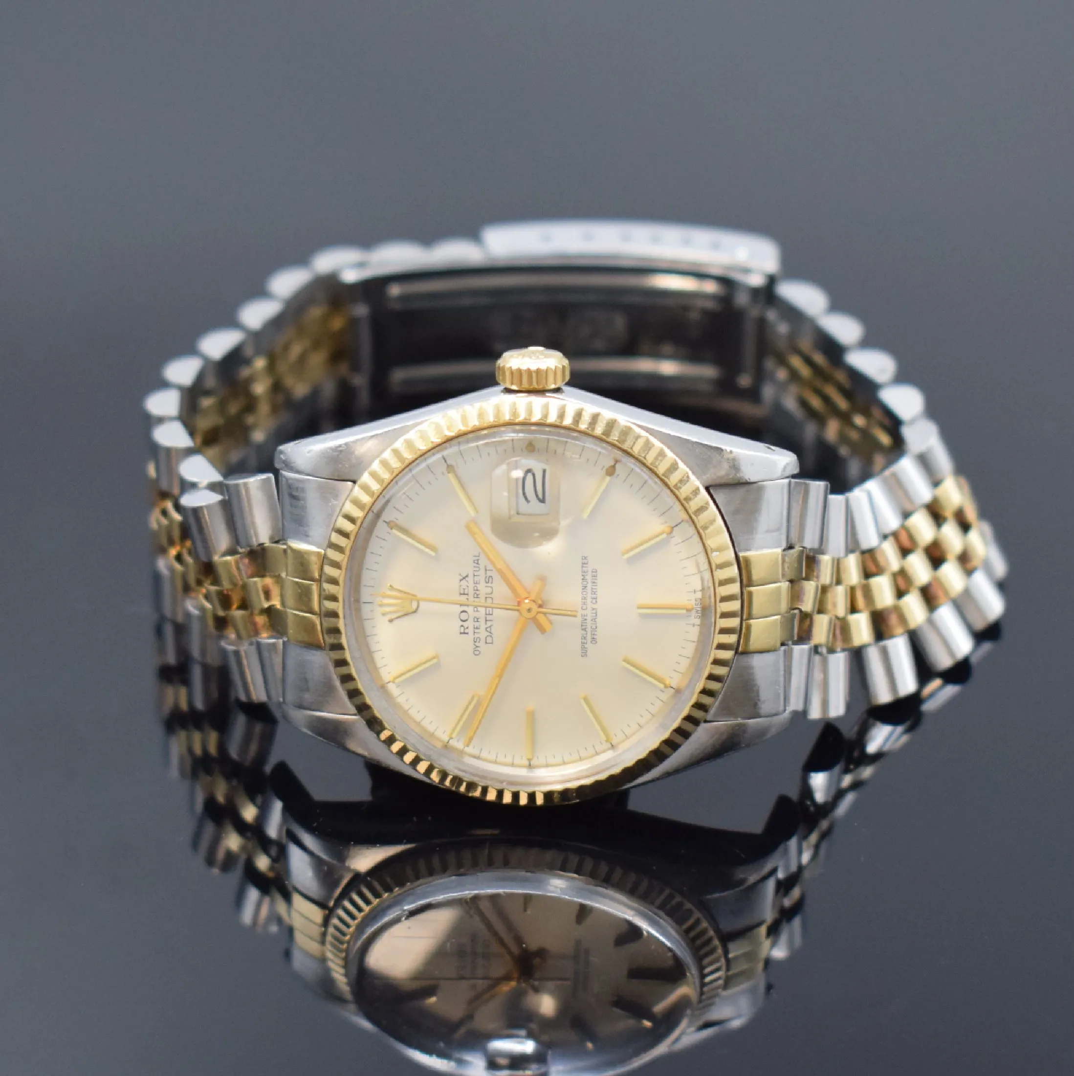 Rolex Datejust 36 16013 36mm Stainless steel and Yellow gold Silver