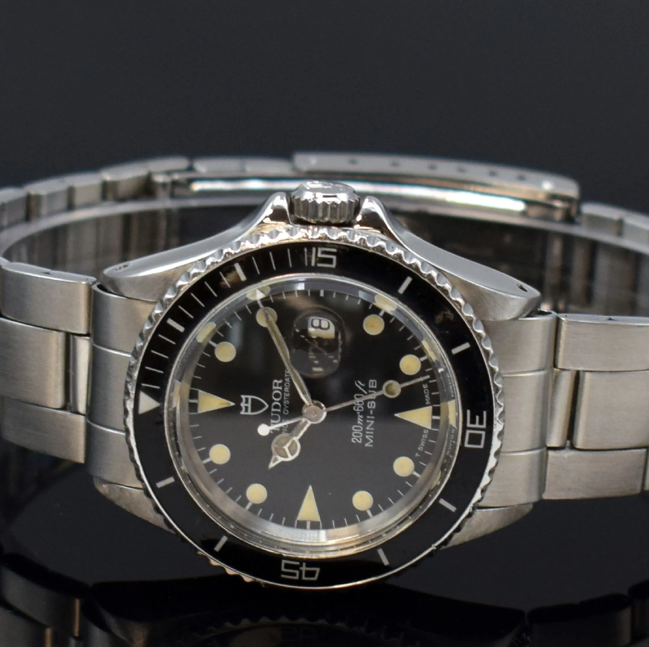 Tudor Submariner 73090 33mm Stainless steel Black 3