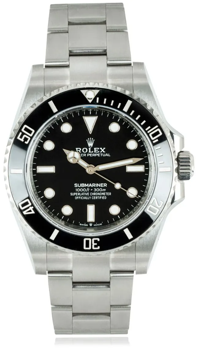 Rolex Submariner 124060 41mm Stainless steel Black