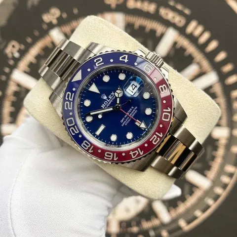 Rolex GMT-Master II 126719BLRO 40mm White gold Blue