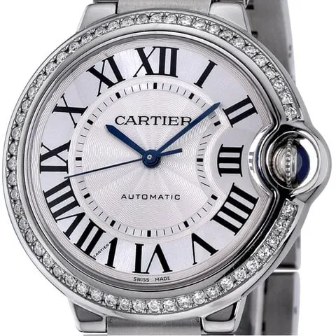 Cartier Ballon Bleu 36mm Stainless steel Silver