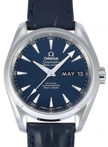 Omega Aqua Terra 231.13.39.22.03.001 38.5mm Stainless steel Blue