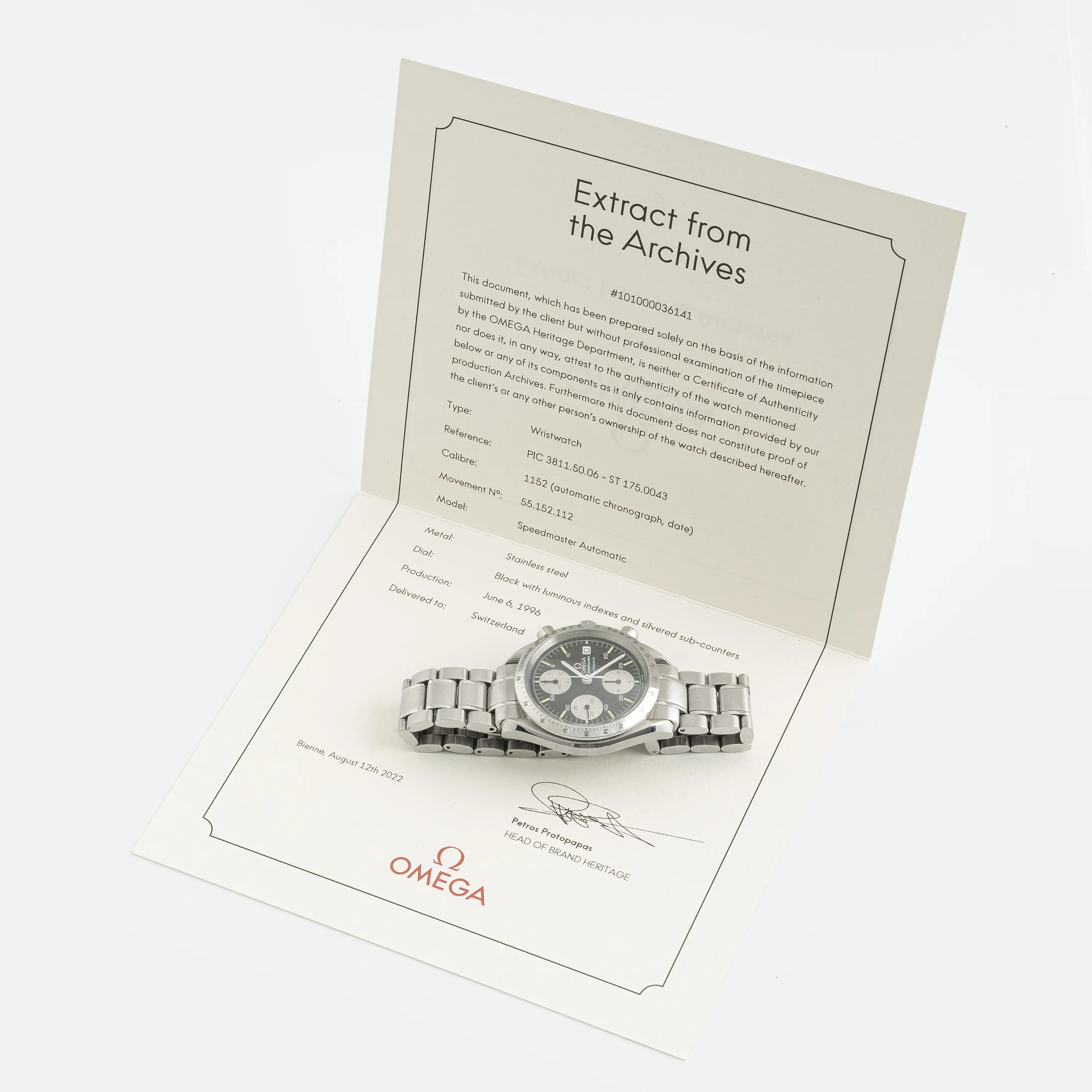 Omega Speedmaster ST 175.0043 39mm Stainless steel Black 7