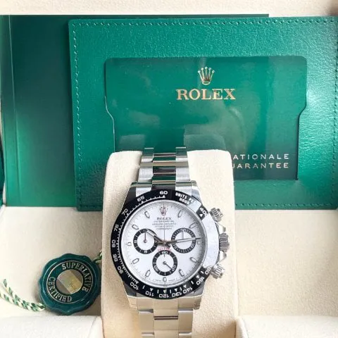 Rolex Daytona 116500LN 40mm Stainless steel White