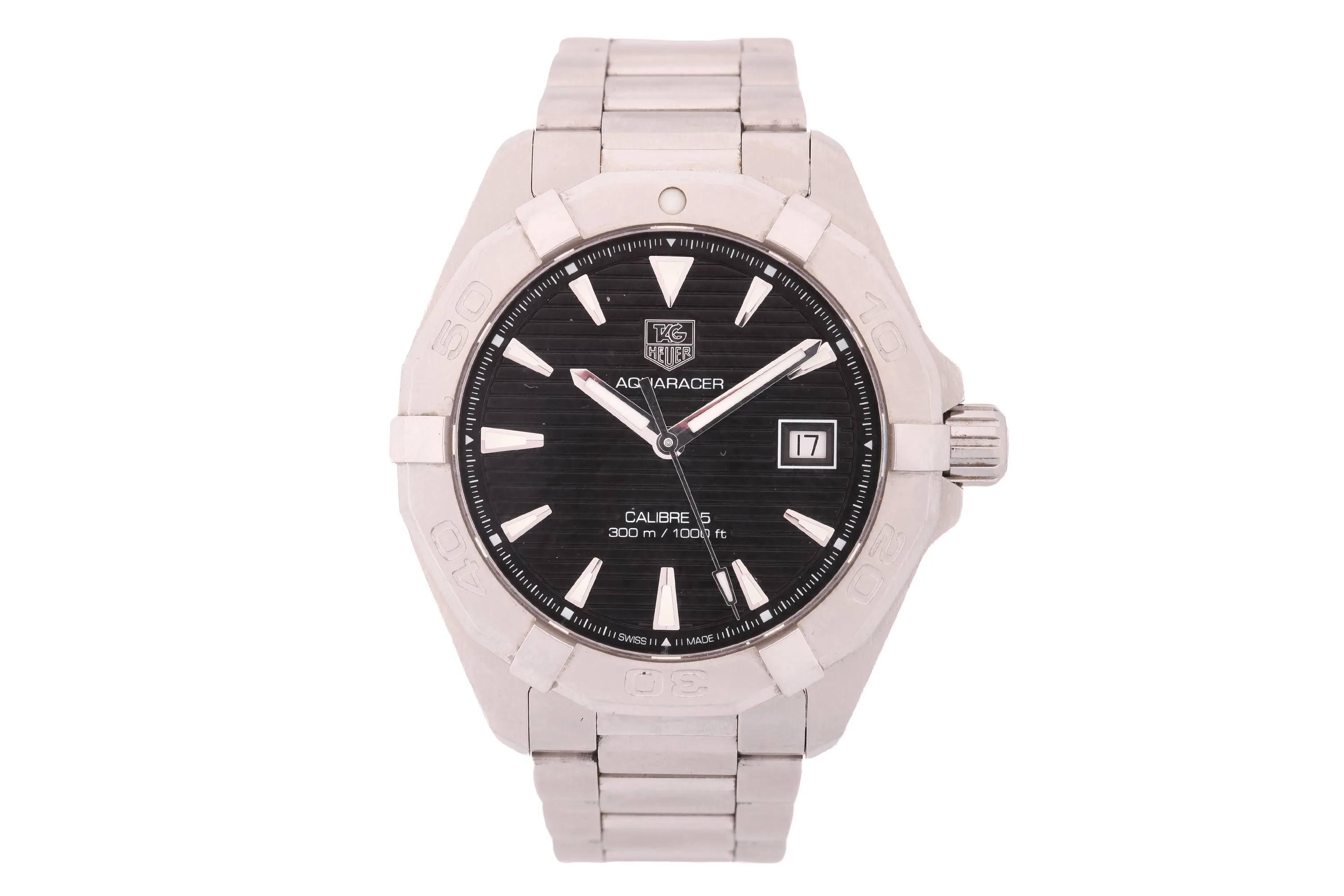 TAG Heuer Aquaracer WAY2110 41mm Stainless steel Gray