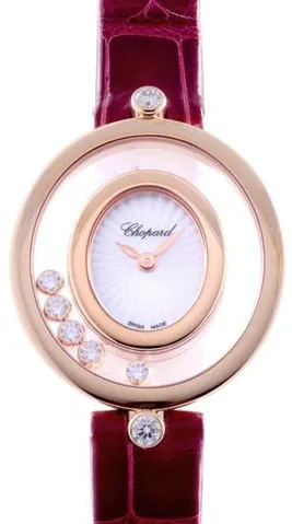 Chopard Happy Diamonds 204305-5201 28.8mm Rose gold Transparent