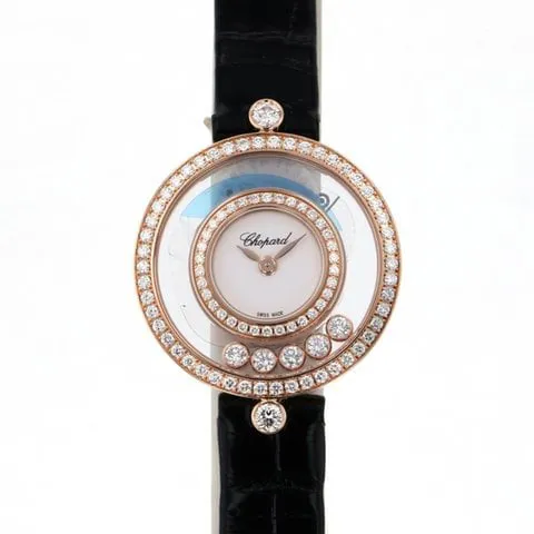 Chopard Happy Diamonds 203957-5201 26mm Rose gold White