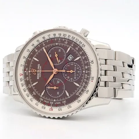 Breitling Montbrillant A41370 38mm Steel Brown