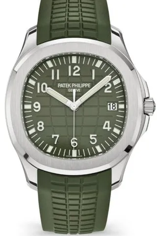 Patek Philippe Aquanaut 5168G-010 42mm White gold Green