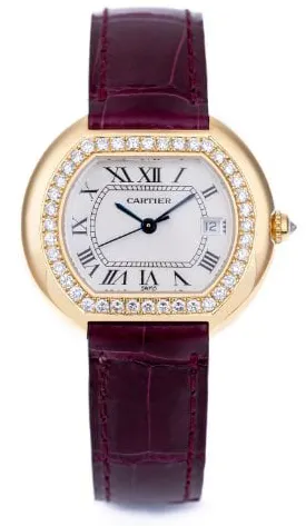 Cartier Tonneau 1481 32mm Yellow gold