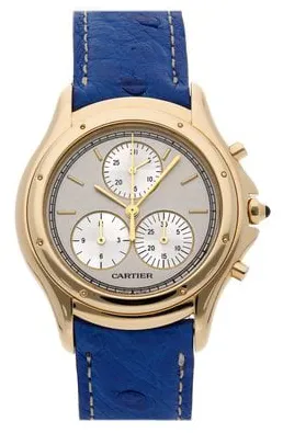 Cartier Cougar W35007B9 32mm Yellow gold Silver