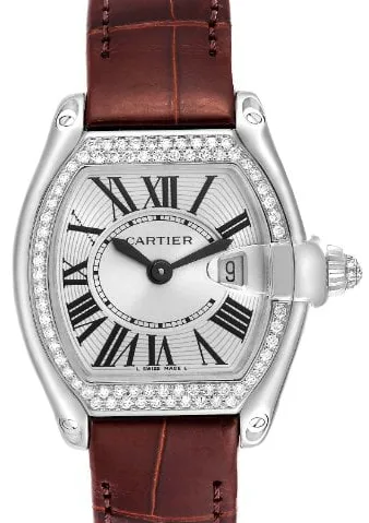 Cartier Roadster WE500260 31mm White gold Silver