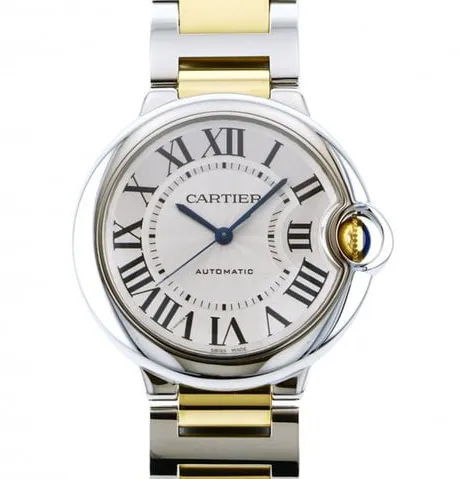 Cartier Ballon Bleu W2BB0012 36mm Yellow gold and Stainless steel Silver