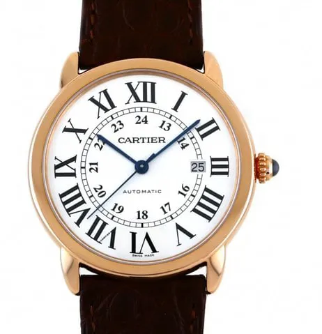 Cartier Ronde Solo de Cartier W6701009 42mm Yellow gold and Stainless steel Silver