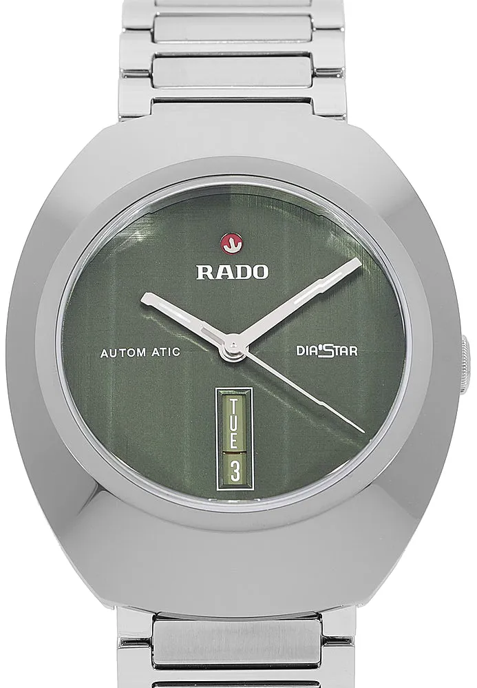 Rado Diastar R12160303 38mm Stainless steel Grün