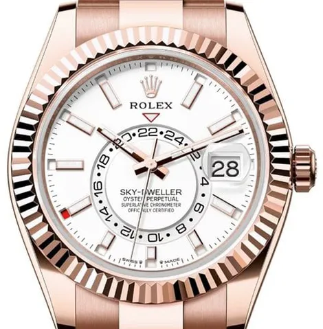 Rolex Sky-Dweller 336935 42mm Rose gold White