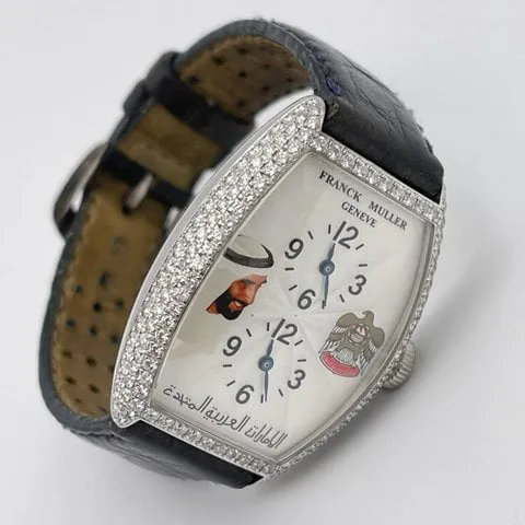 Franck Muller Master Banker 5850 MB 32mm White gold Silver