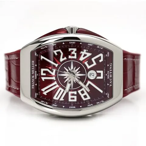 Franck Muller Vanguard V 45 SC DT 44mm Stainless steel Bordeaux