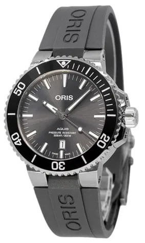 Oris Aquis Titanium Date 01 733 7730 7153-07 4 24 63TEB 43.5mm Titanium Gray