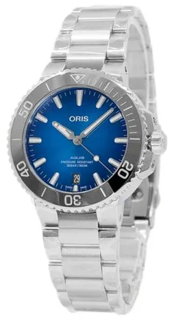 Oris Aquis 01 733 7732 4155-07 8 21 05PEB 39.5mm Stainless steel Blue