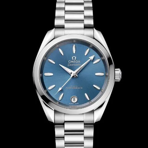 Omega Aqua Terra 220.10.34.20.03.002 34mm Stainless steel Blue