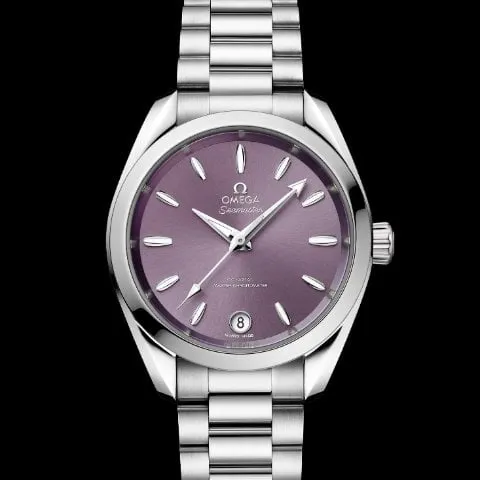 Omega Aqua Terra 220.10.34.20.10.002 34mm Steel Purple