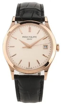 Patek Philippe Calatrava 5296R-010 38mm Rose gold Silver