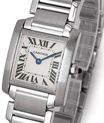 Cartier Tank W51008Q3 20mm Stainless steel Silver