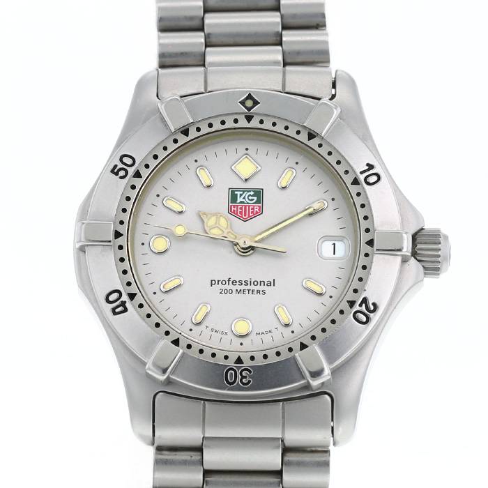 TAG Heuer 2000 Series WE1211-R Stainless steel Silver 1990 TAG Heuer 2000 Series WE1211-R Stainless steel Silver 1990