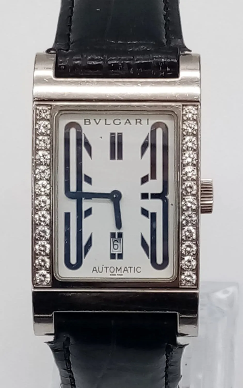 Bulgari Rettangolo 26mm White gold White