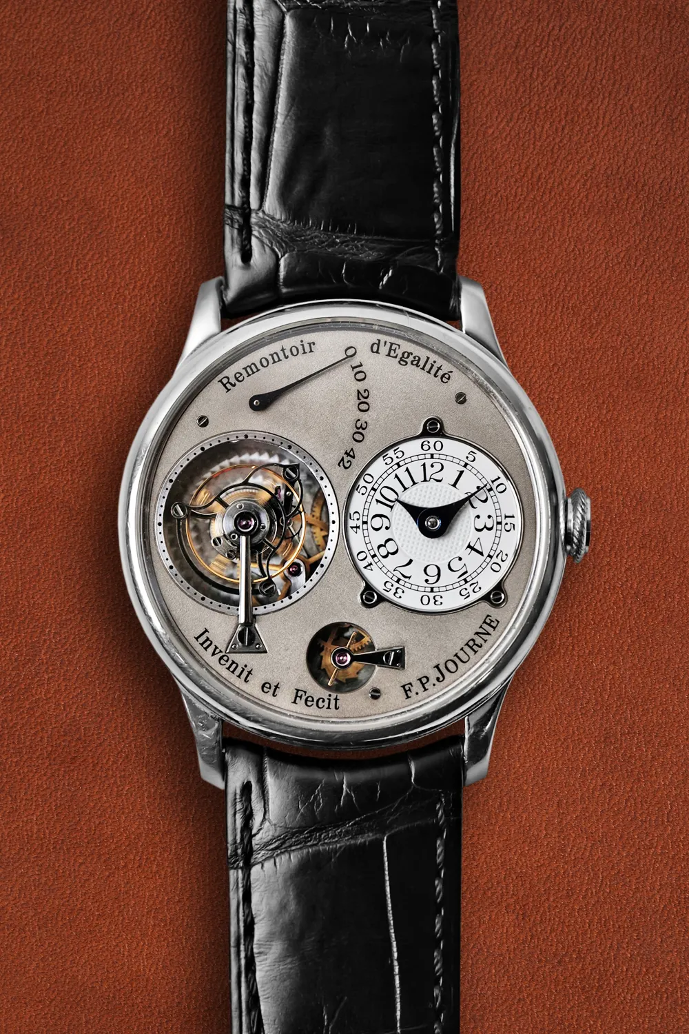 F.P. Journe Tourbillon Souverain 38mm Platinum Silver